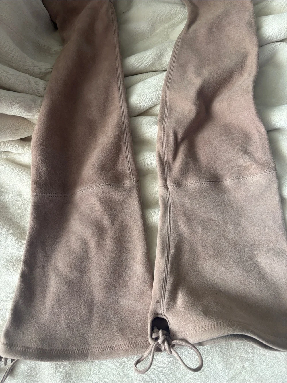 Stuart Weitzman Over-the-Knee Suede Boots in Mauve
